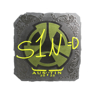 Sticker | s1n (Foil) | Austin 2025