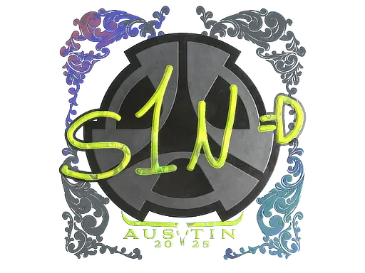 Sticker | s1n (Holo) | Austin 2025