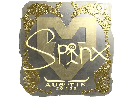 Sticker | Spinx (Gold) | Austin 2025