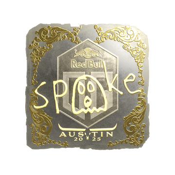 Sticker | spooke (Gold) | Austin 2025