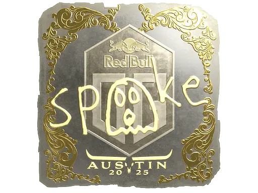 Sticker | spooke (Gold) | Austin 2025