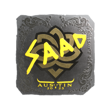 Sticker | saadzin (Foil) | Austin 2025