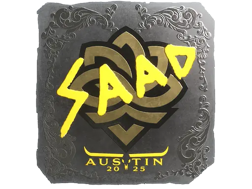 Sticker | saadzin (Foil) | Austin 2025