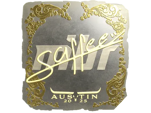 Sticker | saffee (Gold) | Austin 2025