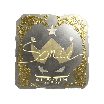Sticker | Sonic (Gold) | Austin 2025