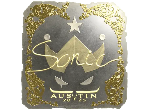 Sticker | Sonic (Gold) | Austin 2025