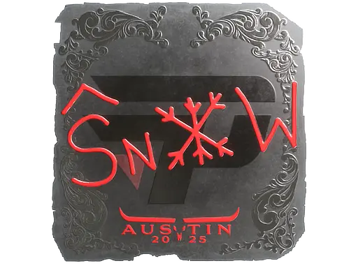 Sticker | snow (Foil) | Austin 2025