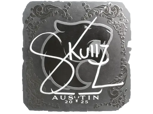 Sticker | skullz (Foil) | Austin 2025