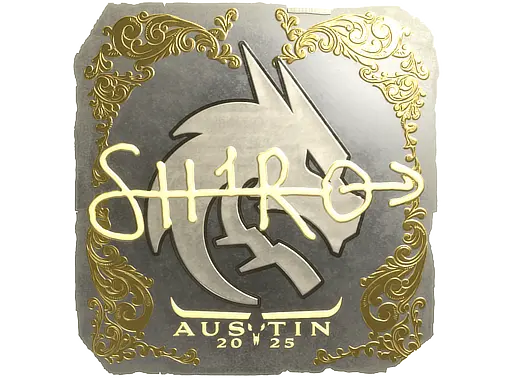 Sticker | sh1ro (Gold) | Austin 2025