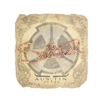 Sticker | Swisher | Austin 2025