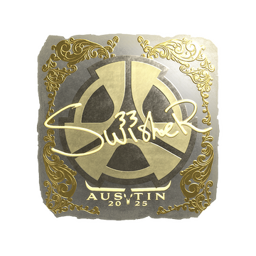Sticker | Swisher (Gold) | Austin 2025
