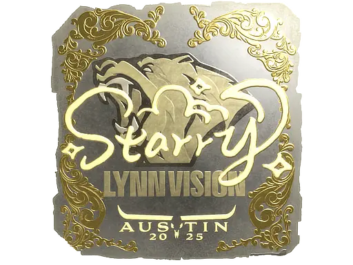Sticker | Starry (Gold) | Austin 2025