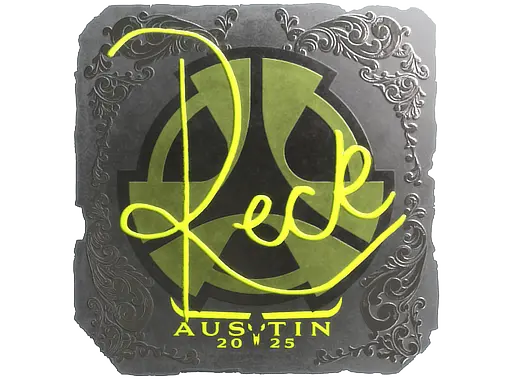 Sticker | reck (Foil) | Austin 2025