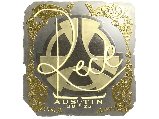 Sticker | reck (Gold) | Austin 2025