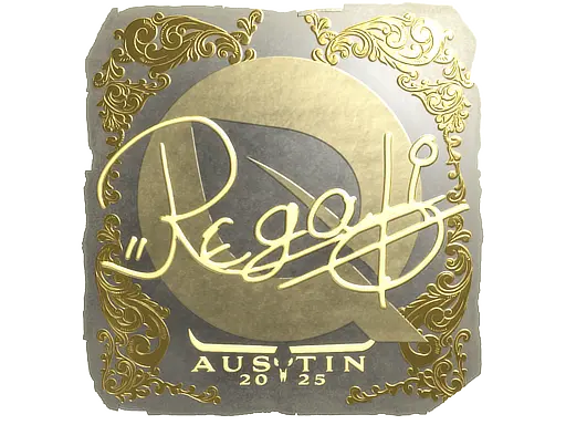 Sticker | regali (Gold) | Austin 2025