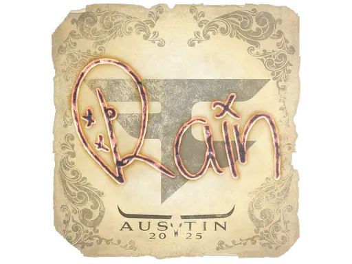 Sticker | rain | Austin 2025