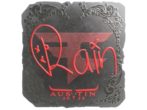 Sticker | rain (Foil) | Austin 2025