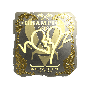 Sticker | ropz (Gold, Champion) | Austin 2025