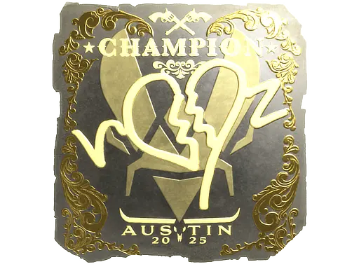 Sticker | ropz (Gold, Champion) | Austin 2025