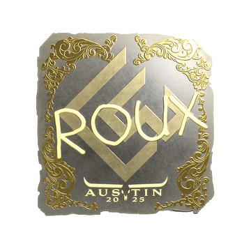 Sticker | ROUX (Gold) | Austin 2025