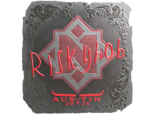 Sticker | riskyb0b (Foil) | Austin 2025