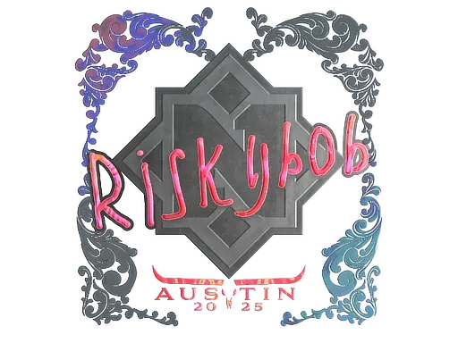Sticker | riskyb0b (Holo) | Austin 2025