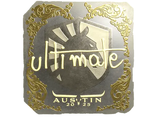 Sticker | ultimate (Gold) | Austin 2025