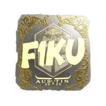 Sticker | F1KU (Gold) | Austin 2025