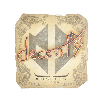 Sticker | decenty | Austin 2025
