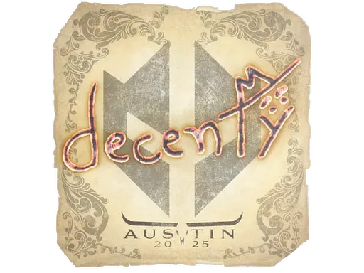Sticker | decenty | Austin 2025
