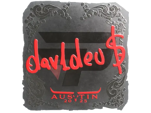 Sticker | dav1deuS (Foil) | Austin 2025