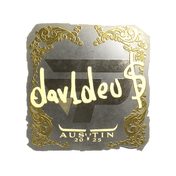 Sticker | dav1deuS (Gold) | Austin 2025