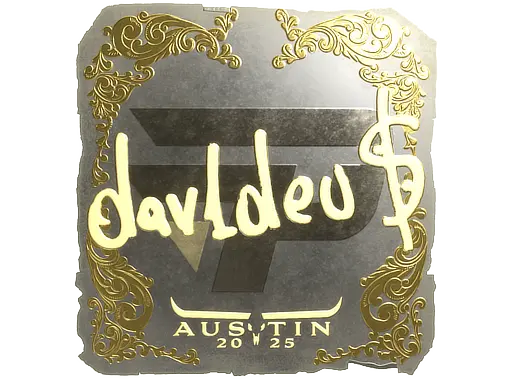 Sticker | dav1deuS (Gold) | Austin 2025