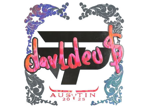 Sticker | dav1deuS (Holo) | Austin 2025