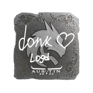 Sticker | donk (Foil) | Austin 2025