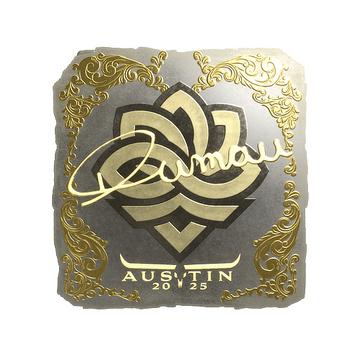 Sticker | dumau (Gold) | Austin 2025