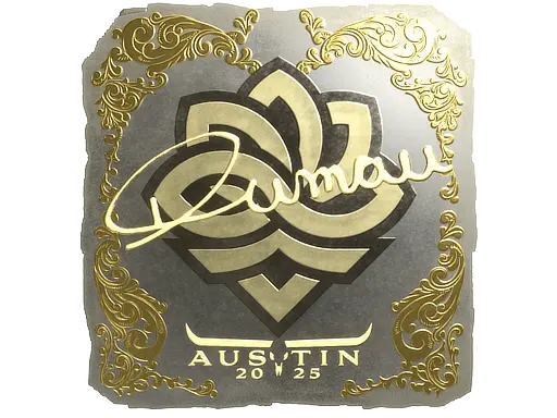 Sticker | dumau (Gold) | Austin 2025