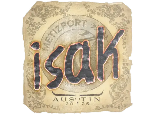 Sticker | isak | Austin 2025