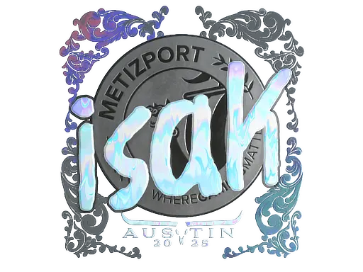 Sticker | isak (Holo) | Austin 2025
