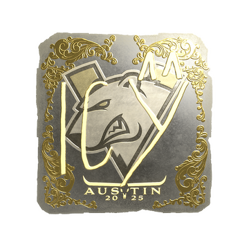 Sticker | ICY (Gold) | Austin 2025
