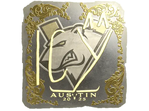 Sticker | ICY (Gold) | Austin 2025