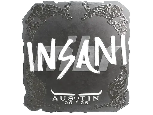 Sticker | insani (Foil) | Austin 2025