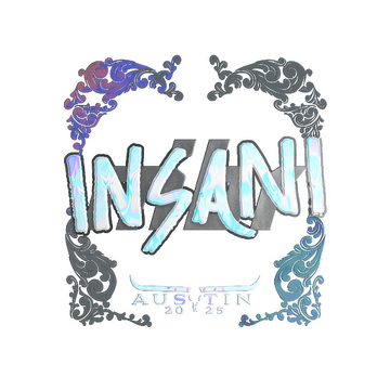 Sticker | insani (Holo) | Austin 2025