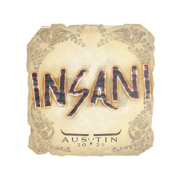 Sticker | insani | Austin 2025