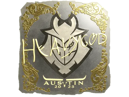 Sticker | Heavygod (Gold) | Austin 2025