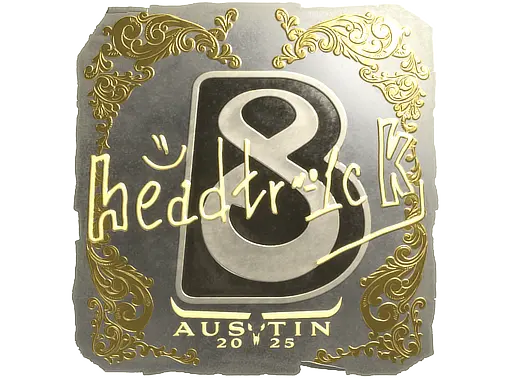 Sticker | headtr1ck (Gold) | Austin 2025