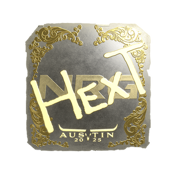 Sticker | HexT (Gold) | Austin 2025