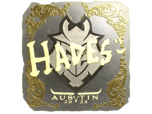 Sticker | hades (Gold) | Austin 2025