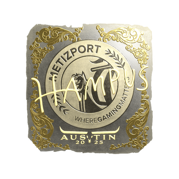 Sticker | hampus (Gold) | Austin 2025