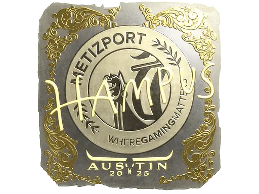 Sticker | hampus (Gold) | Austin 2025
